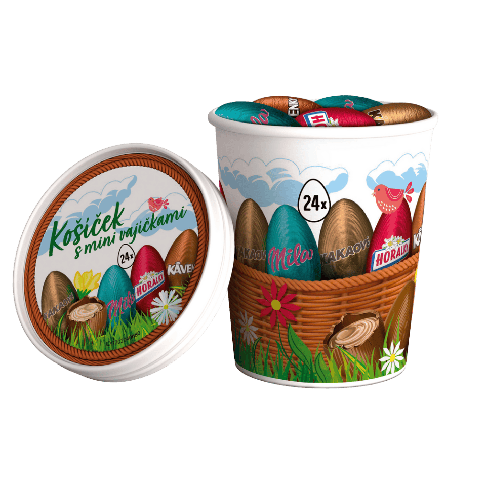 Figaro Paasmand met Mini Chocolade-eieren