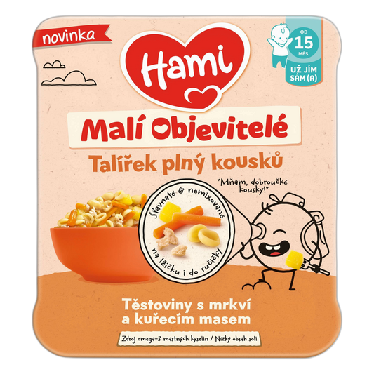 Hami Little Explorers Pasta with Carrot & Chicken