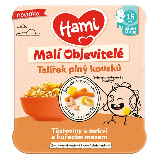 Hami Little Explorers Pasta with Carrot & Chicken