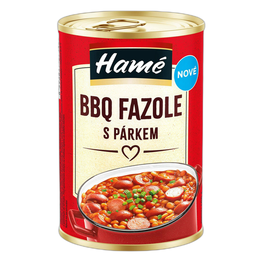 Hamé BBQ Beans with Sausage