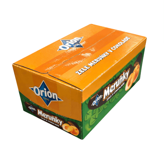 Orion Apricot Jelly In Chocolate - Pack of 48 pcs