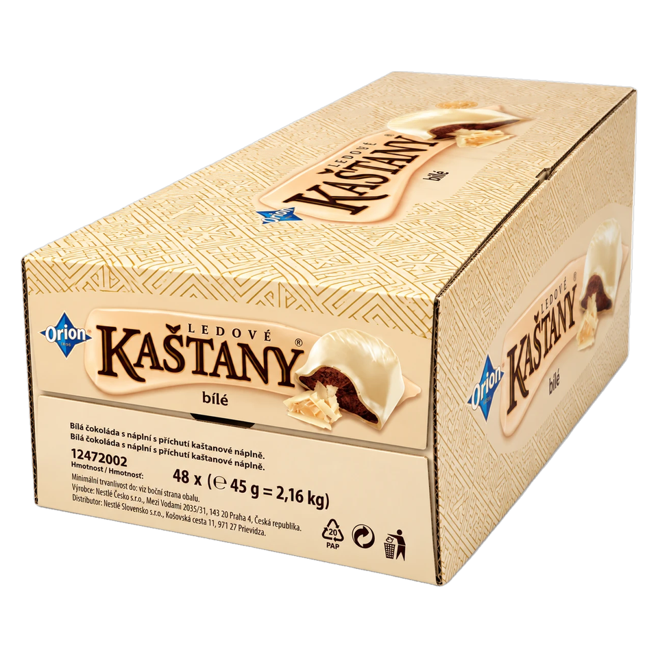 Orion Ledove Kastany White Box of 48 pcs