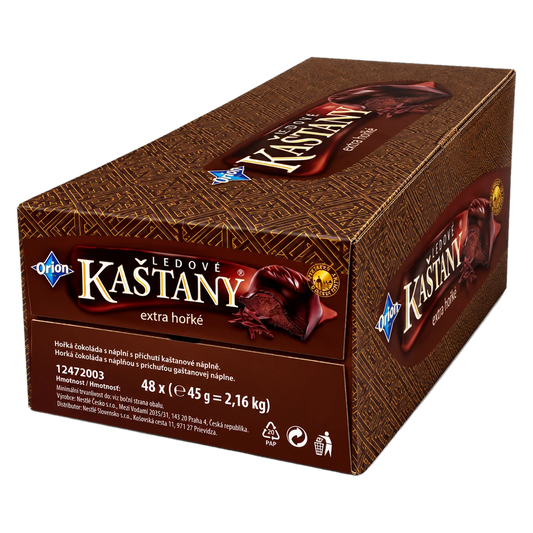 Orion Ledove Kastany Extra Dark Box of 48 pcs