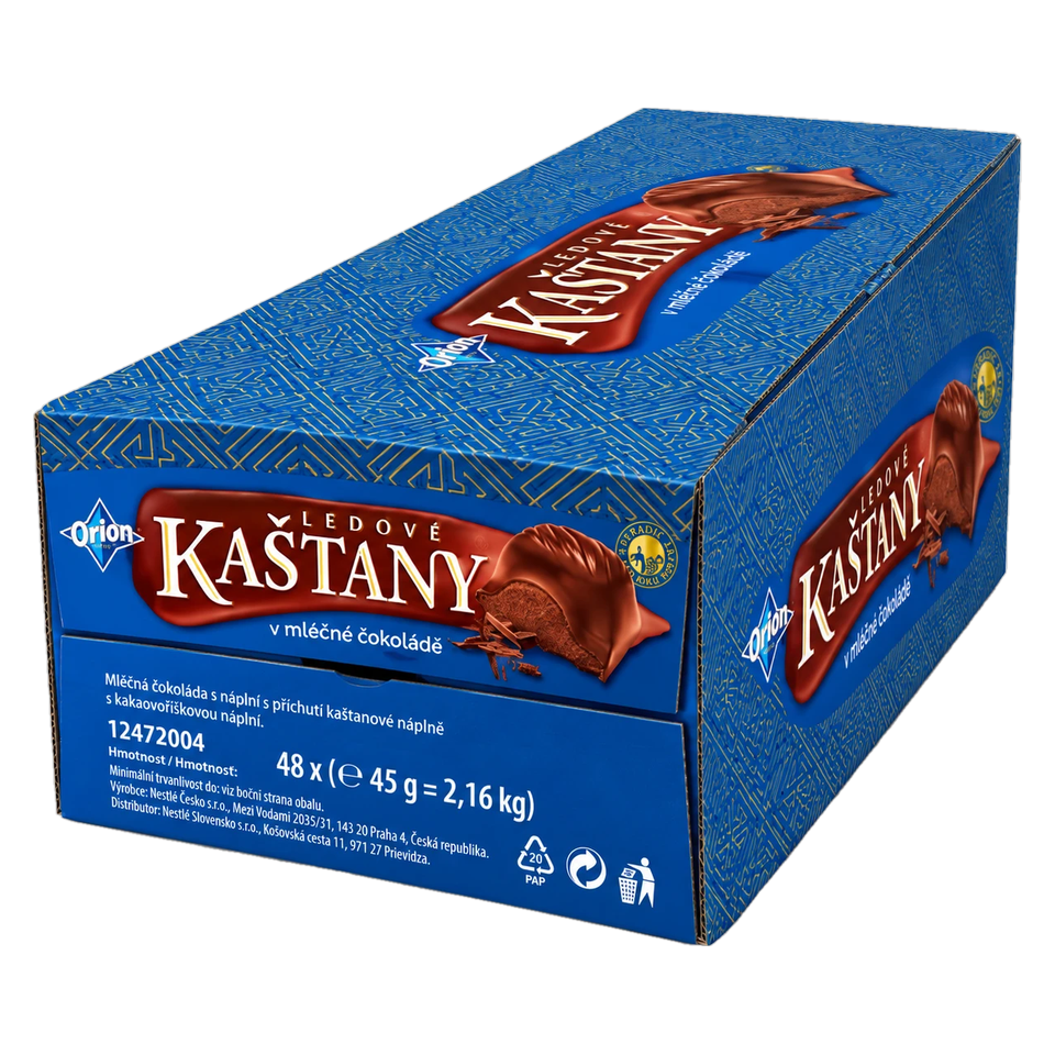 Orion Ledove Kastany Milk Box of 48 pcs