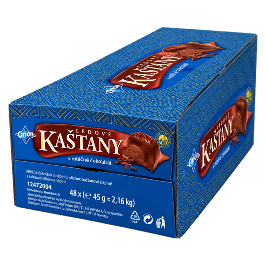 Orion Ledove Kastany Milk Box of 48 pcs