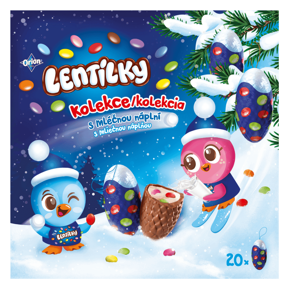 Orion-Trüffel-Milchschokolade-Figuren / Lanyzove Figurky Mlecne