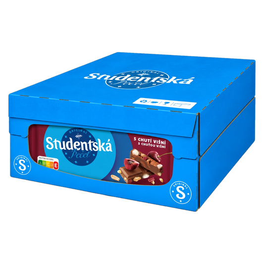 Orion Studentska Pecet Sour Cherry 170 g Box of 16 pcs