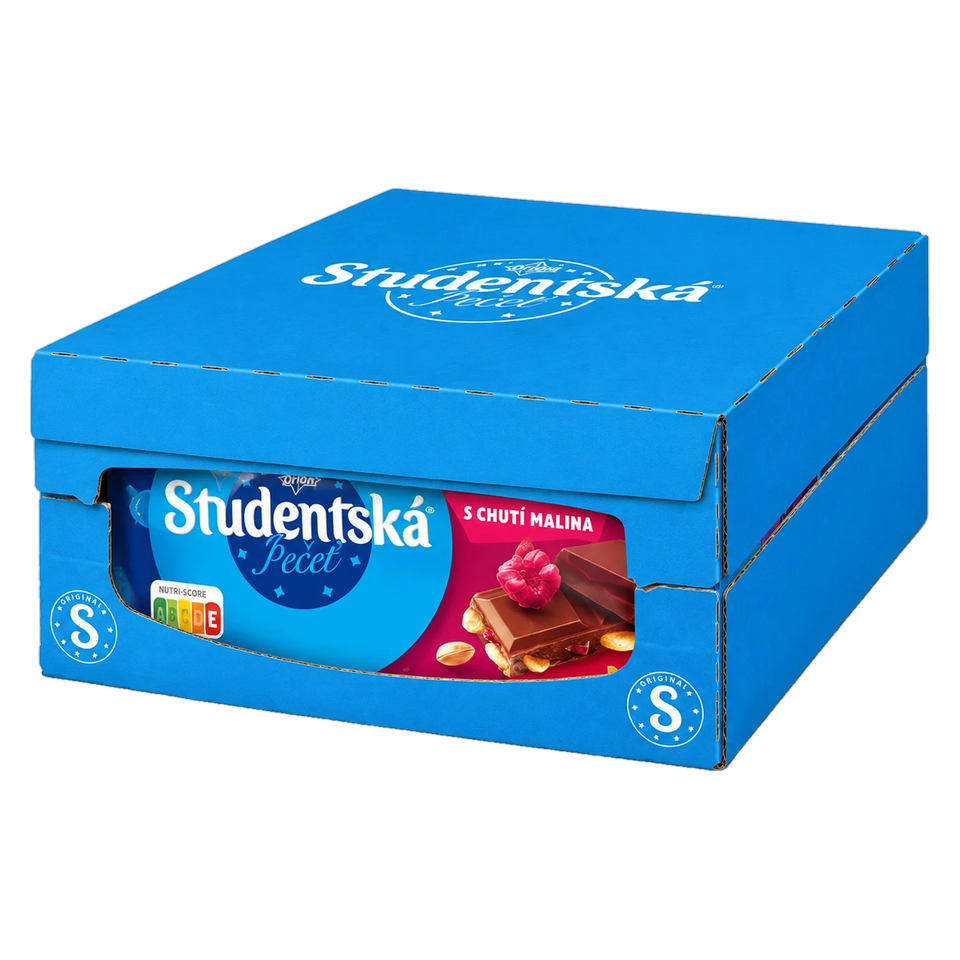 Orion Studentska Pecet Raspberry Box of 16 pcs