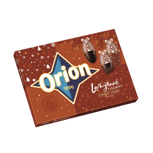 Orion-Trüffel-Figuren aus dunkler Schokolade / Lanyzove Figurky Horke