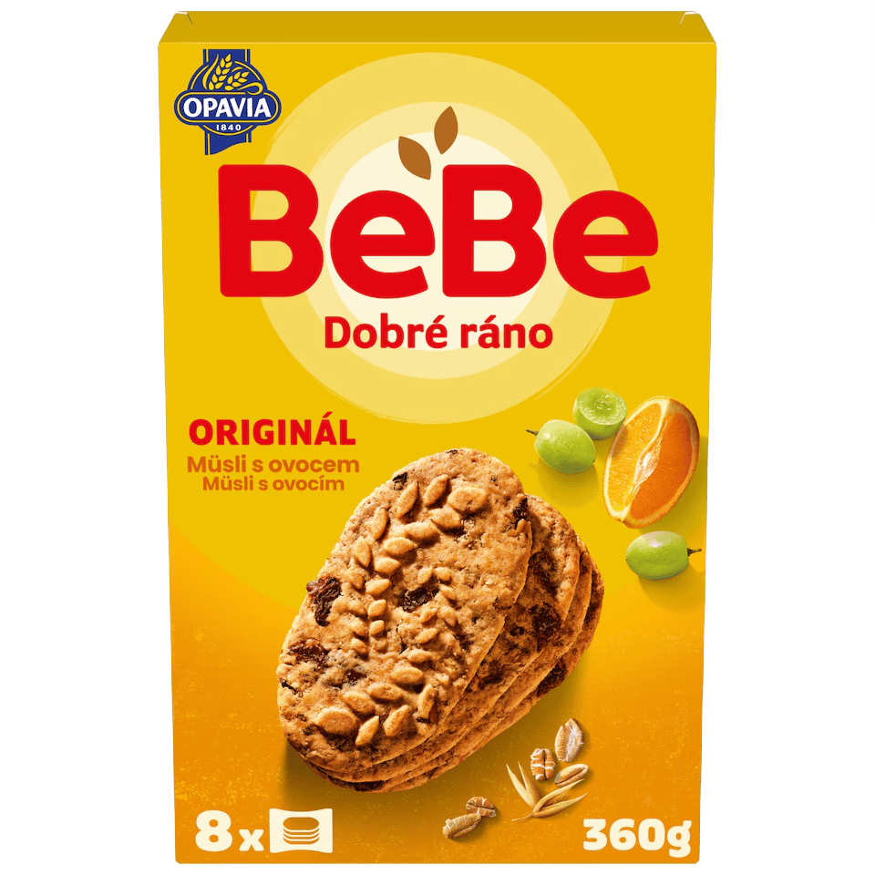 Opavia BeBe Dobré Ráno Muesli y Fruta 400g