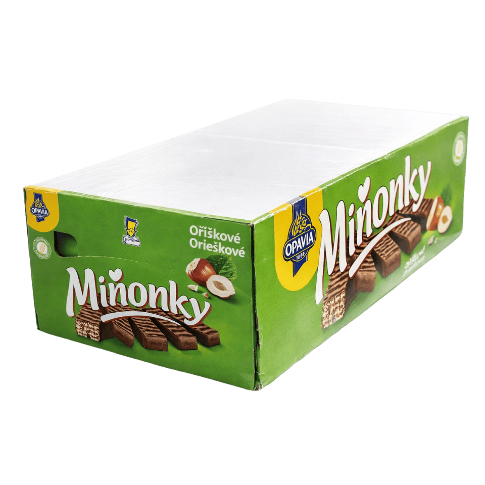 Opavia Minonky Haselnuss - Packung mit 35 Stück