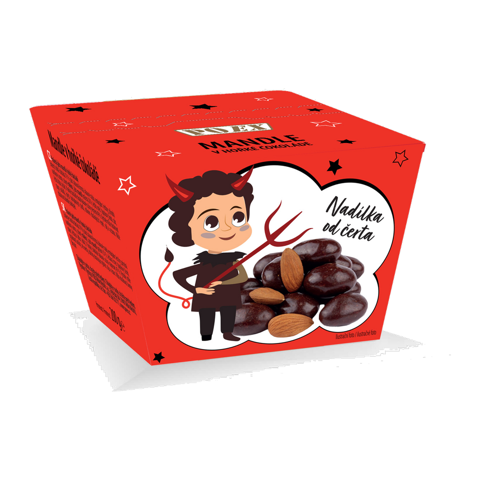 POEX Devil's Almonds in Dark Chocolate