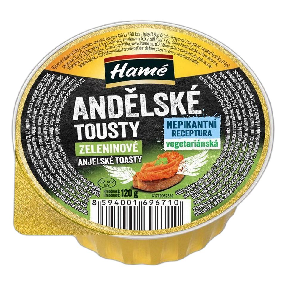Hamé Andělské Tousty Vegetable Spread