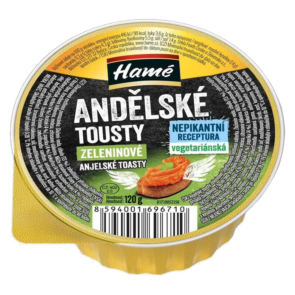 Hamé Andělské Tousty Vegetable Spread