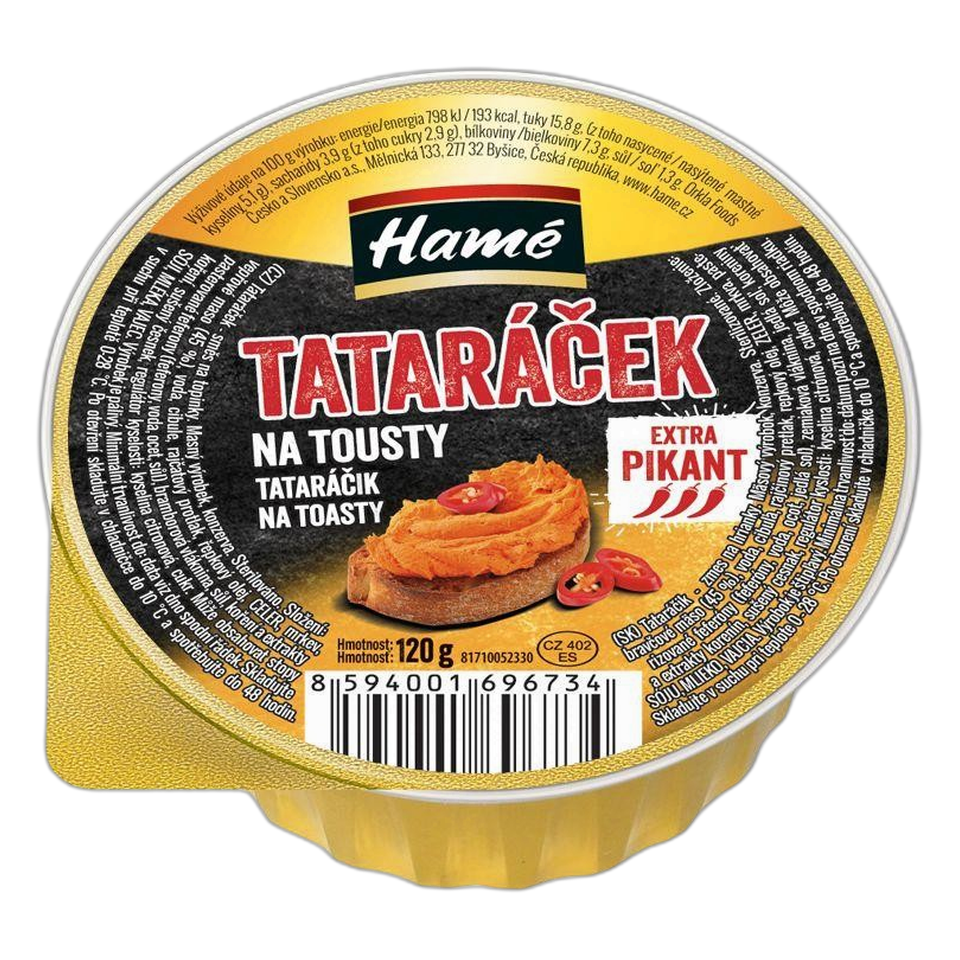 Hamé Tataráček Meat Spread for Toast
