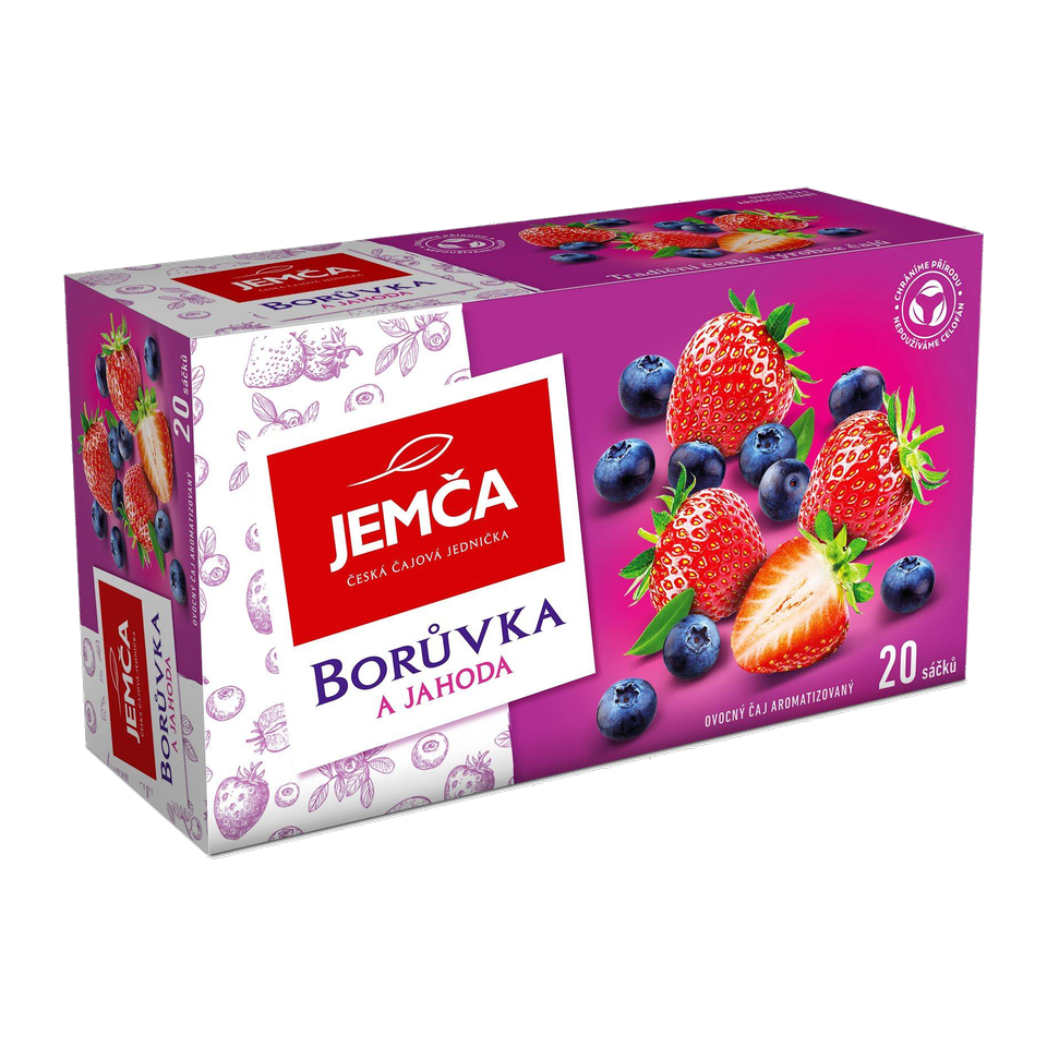 Jemca Blueberry and Strawberry Fruit Tea