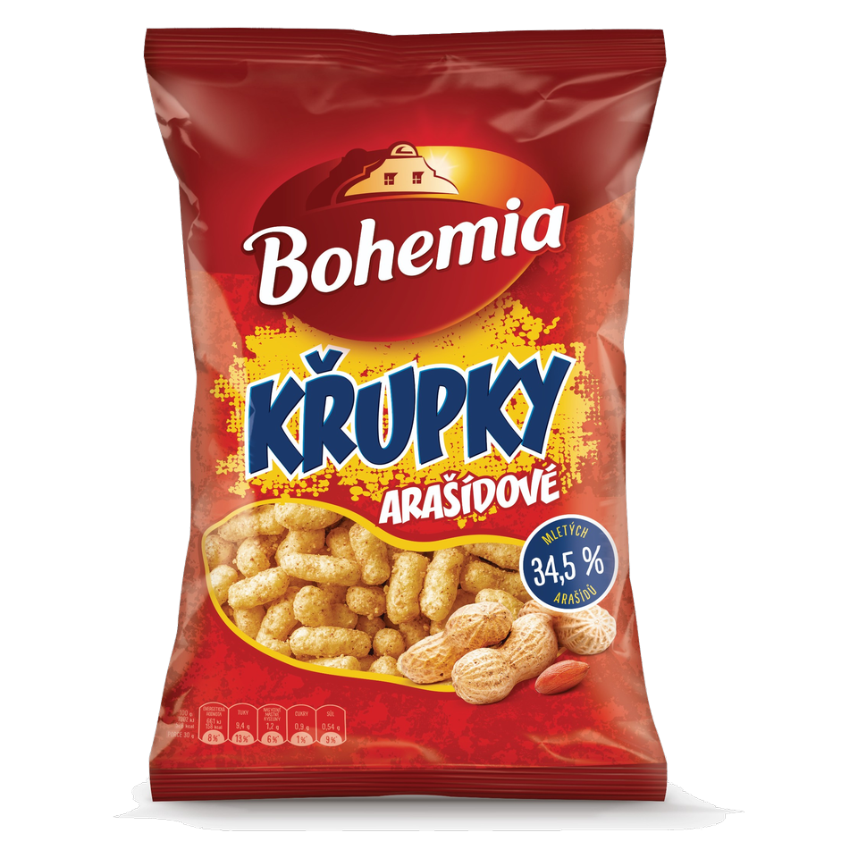 Bohemia Peanut Corn Puffs 200g