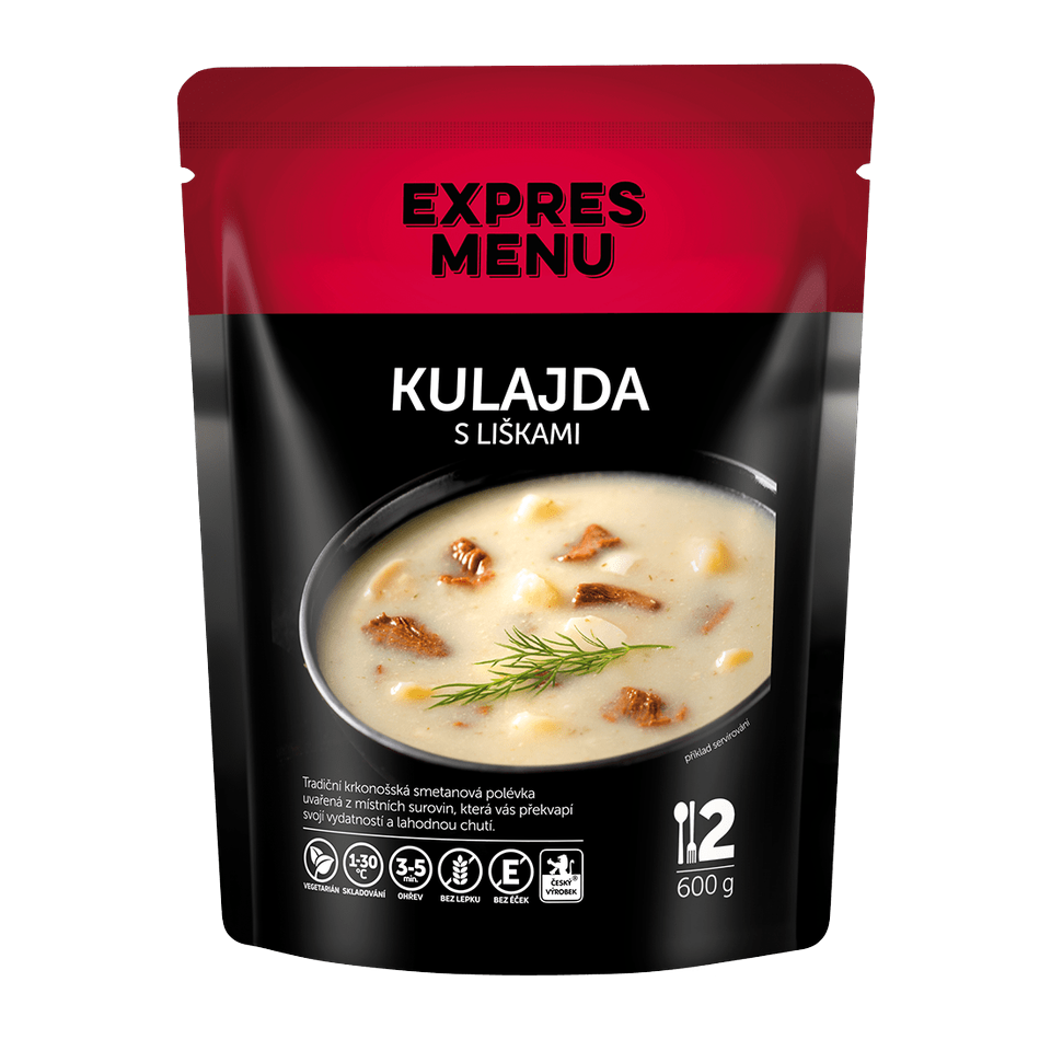 Expres Menu Kulajda with Chanterelle Mushrooms