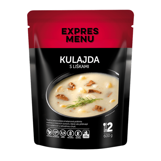Expres Menu Kulajda with Chanterelle Mushrooms