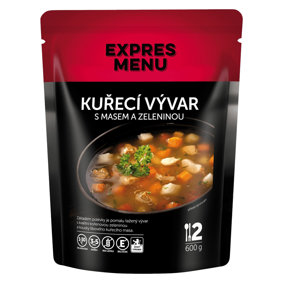 Expres Menu Gluten-Free Chicken Broth with Vegetables