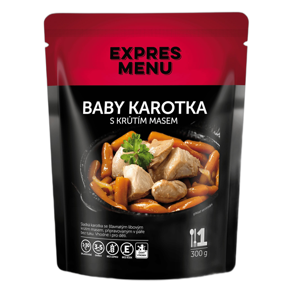 Expres Menu Baby Carrots with Turkey