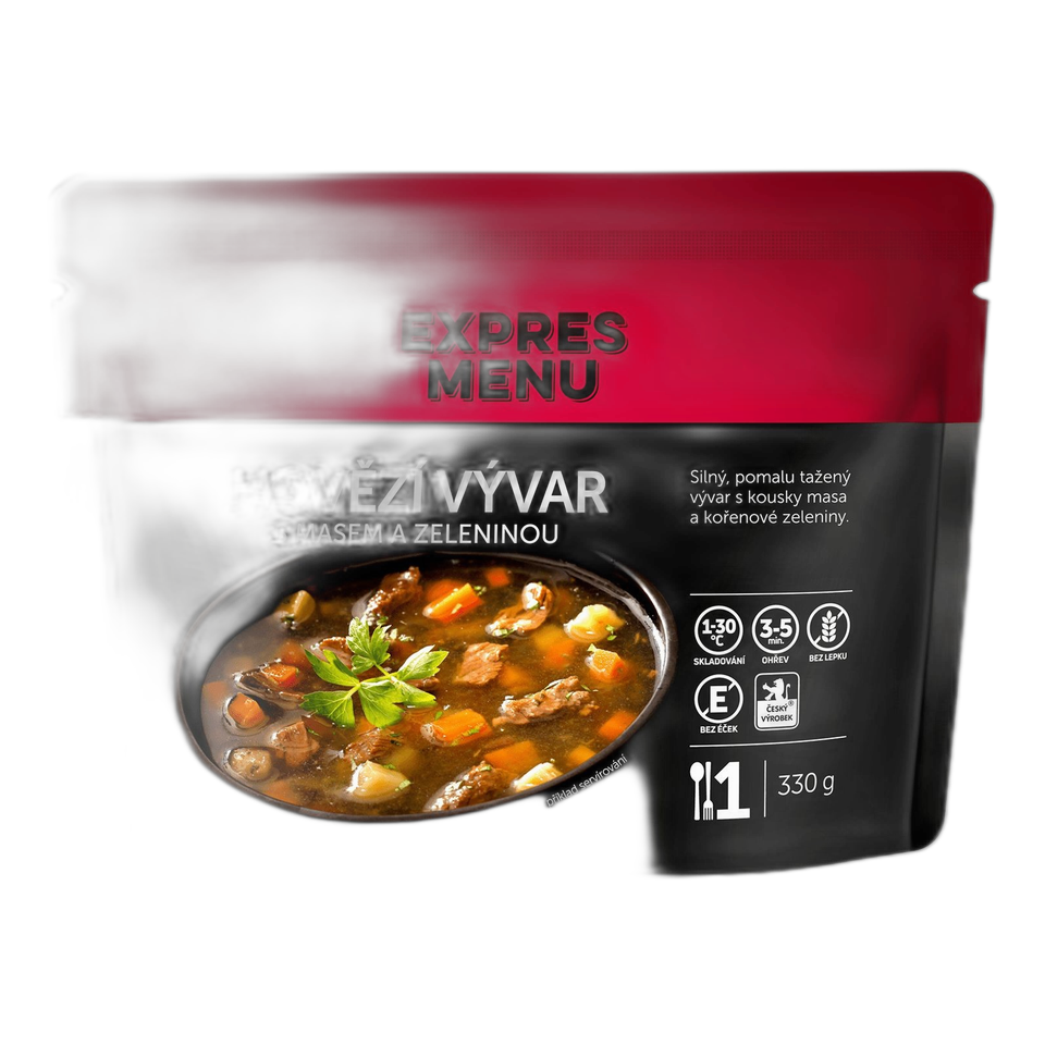 Expres Menu Beef Broth with Vegetables