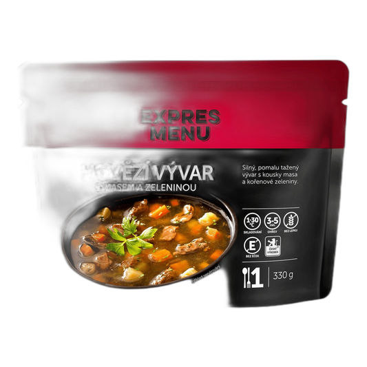 Expres Menu Beef Broth with Vegetables