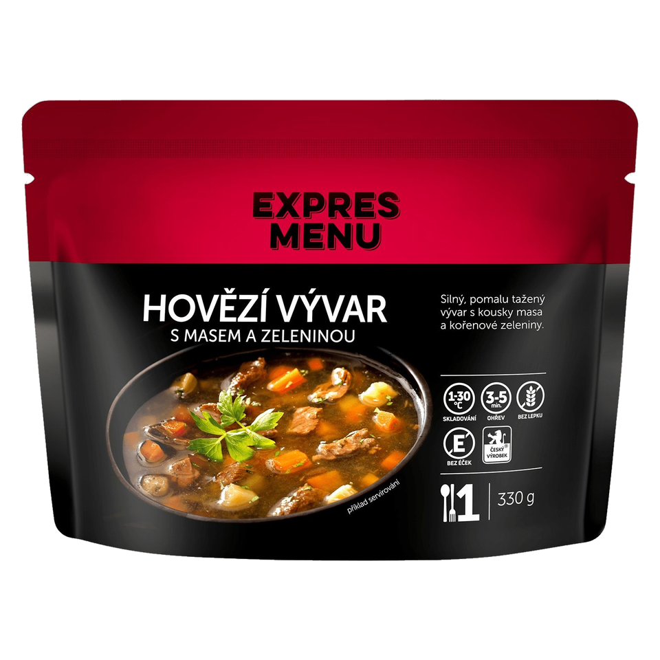 Expres Menu Beef Broth with Vegetables