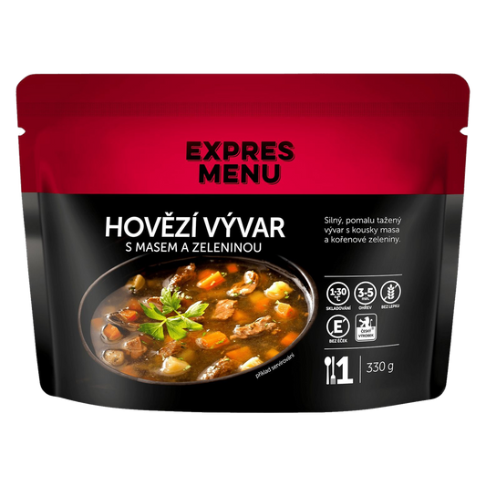 Expres Menu Beef Broth with Vegetables