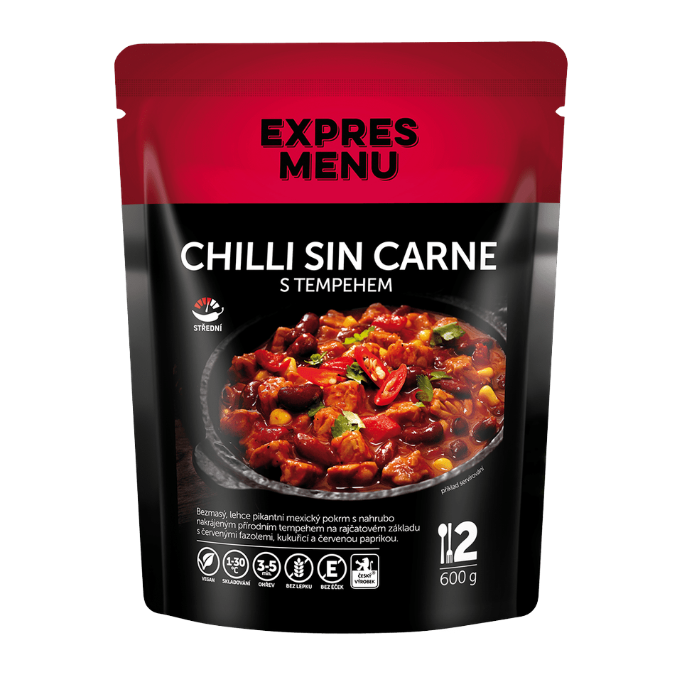 Expres Menu Chilli sin Carne with Tempeh