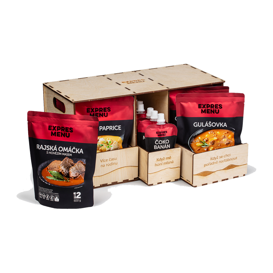 Expres Menu Goodies-Filled Crate