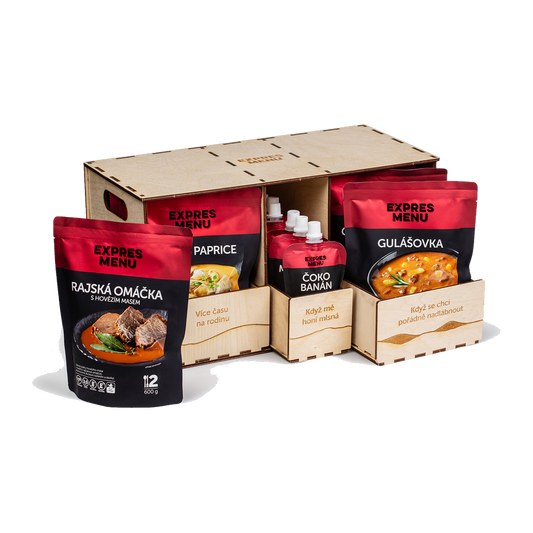 Expres Menu Goodies-Filled Crate