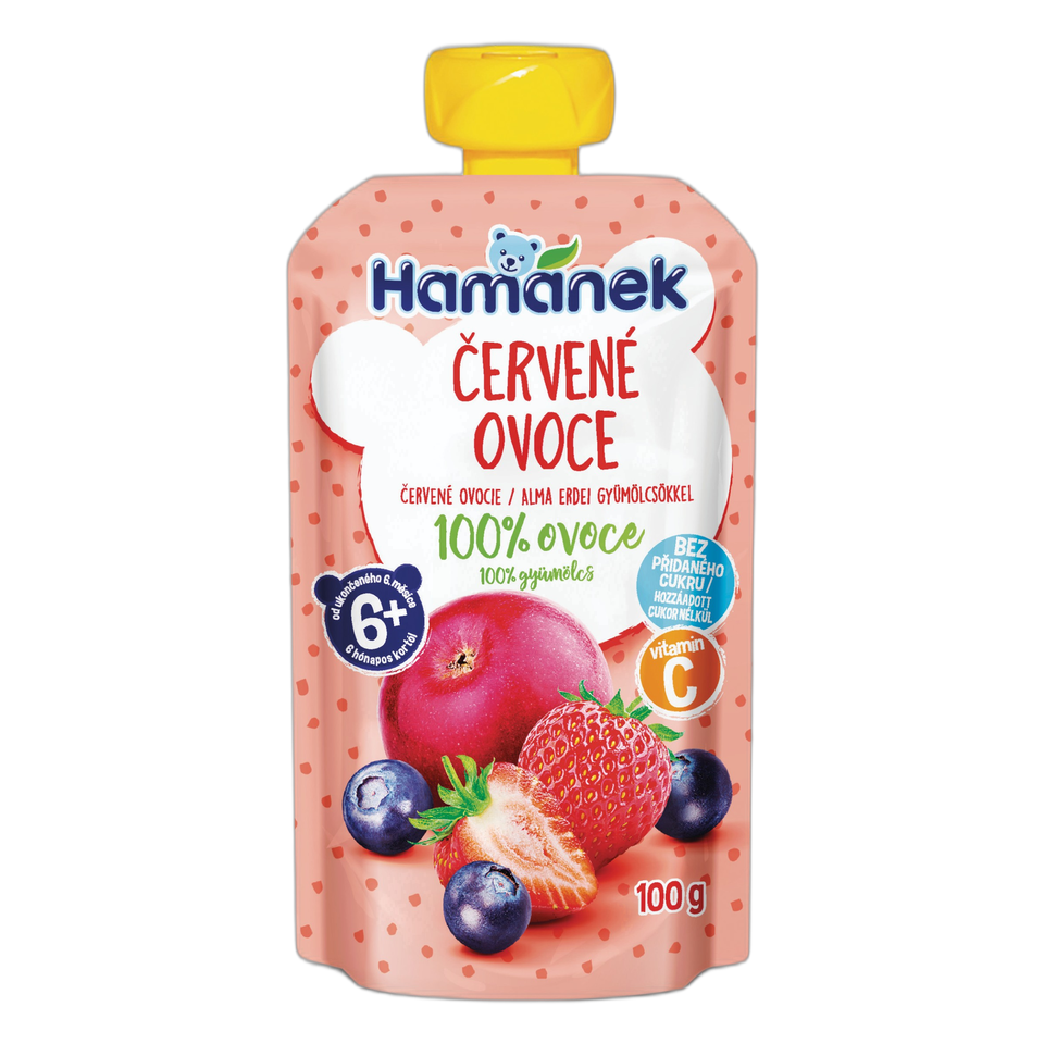 Hamánek Red Fruit Baby Puree