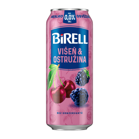Birell Cherry & Blackberry Non-Alcoholic Radler Can