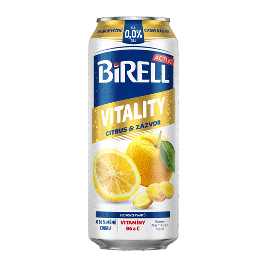 Birell Vitality Citrus & Ginger Non-Alcoholic Drink Can