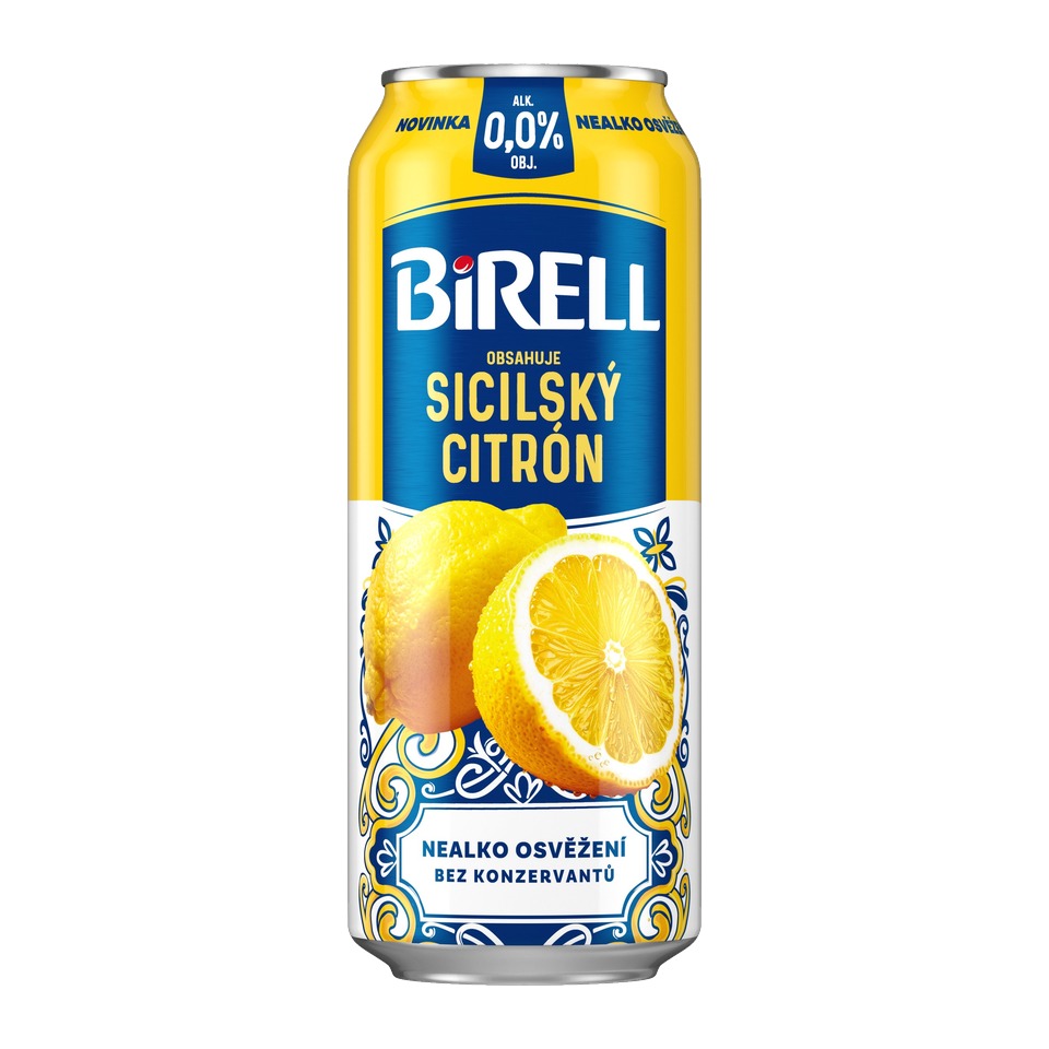 Birell Sicilian Lemon Non-Alcoholic Radler Can