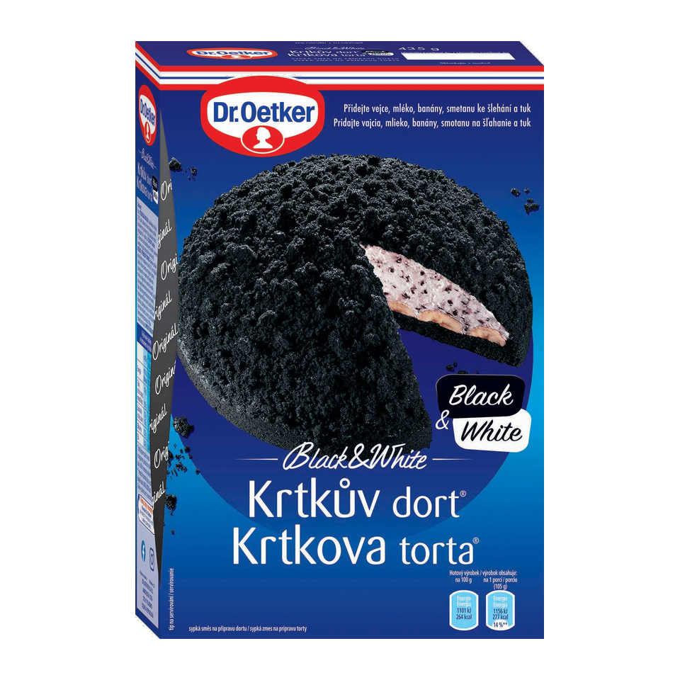 Dr. Oetker Mole Cake Black & White