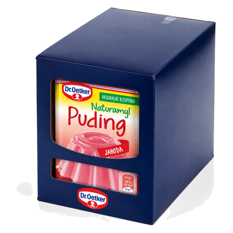 Dr. Oetker Naturamyl Strawberry Pudding Box of 18 pcs