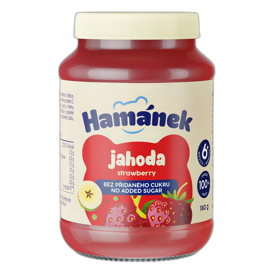 Hamánek Strawberry 100% Fruit Baby Puree