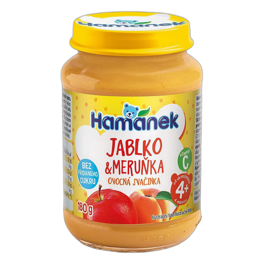 Hamánek Apple & Apricot Baby Puree
