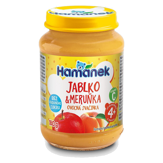 Hamánek Apple & Apricot Baby Puree