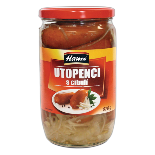 Hamé Utopenci Pickled Sausages with Onion