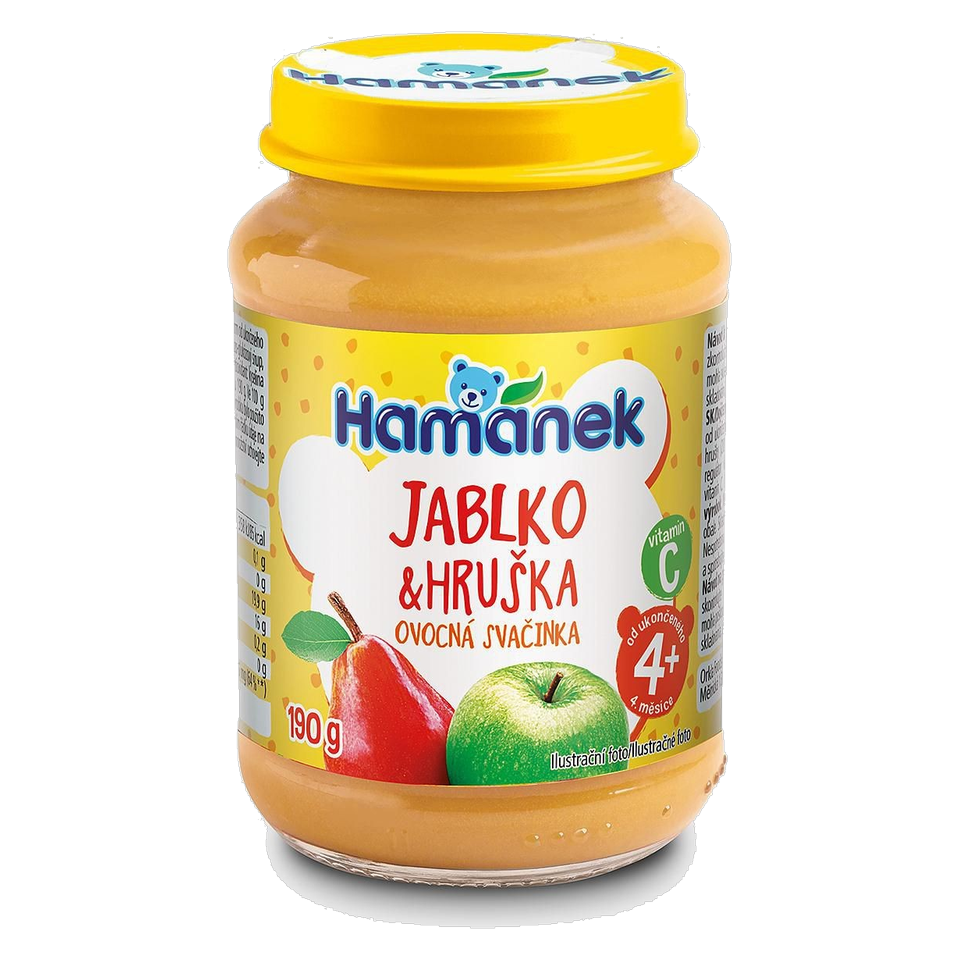 Hamánek Apple & Pear Baby Puree