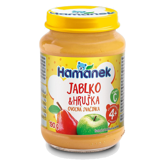 Hamánek Apple & Pear Baby Puree