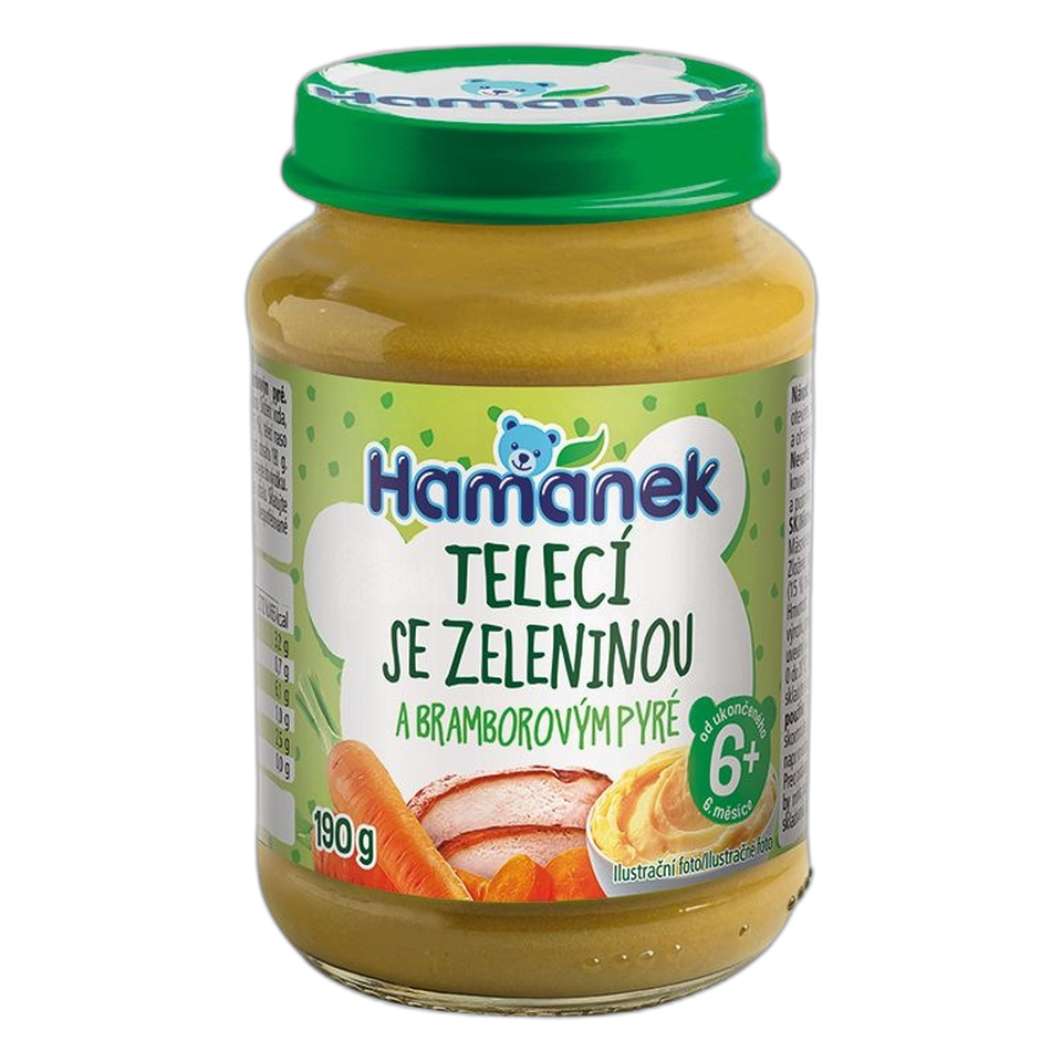 Hamánek Veal with Vegetables Baby Meal