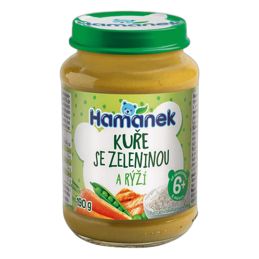 Hamánek Chicken with Vegetables & Rice Baby Meal