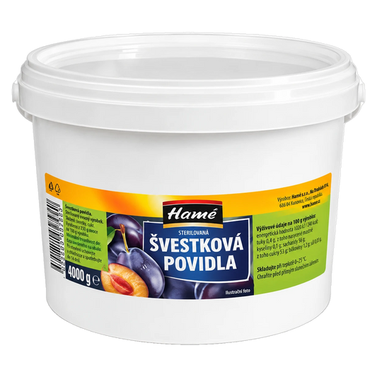 Hamé Plum Butter Povidla 4 kg Bucket