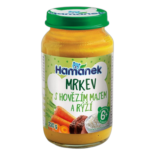 Hamánek Rice with Carrot & Beef Baby Meal