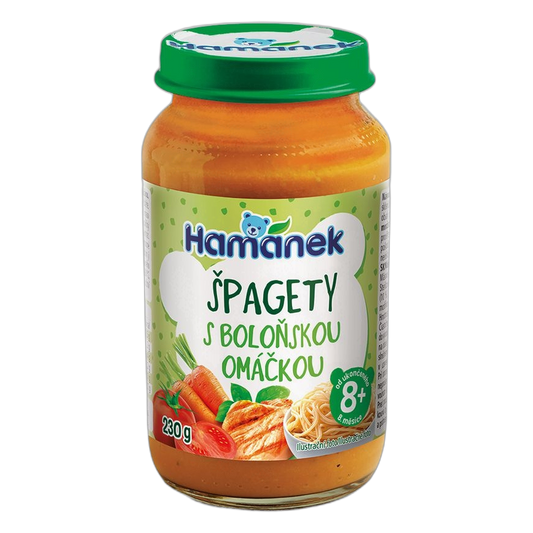Hamánek Spaghetti Bolognese with Chicken Baby Meal