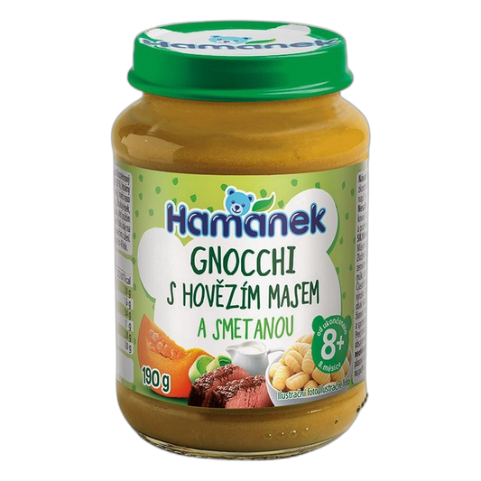 Hamánek Gnocchi with Beef in Cream Sauce Baby Meal